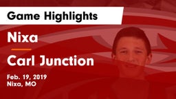 Nixa  vs Carl Junction  Game Highlights - Feb. 19, 2019