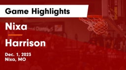 Nixa  vs Harrison  Game Highlights - Dec. 1, 2023