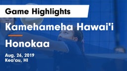 Kamehameha Hawai'i  vs Honokaa  Game Highlights - Aug. 26, 2019
