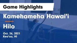 Kamehameha Hawai'i  vs Hilo Game Highlights - Oct. 26, 2021