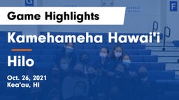 Kamehameha Hawai'i  vs Hilo Game Highlights - Oct. 26, 2021