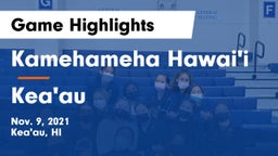 Kamehameha Hawai'i  vs Kea'au Game Highlights - Nov. 9, 2021