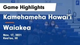 Kamehameha Hawai'i  vs Waiakea Game Highlights - Nov. 17, 2021
