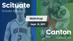 Matchup: Scituate  vs. Canton   2017