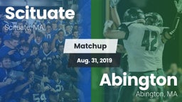 Matchup: Scituate  vs. Abington  2019