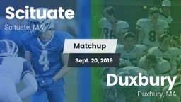 Matchup: Scituate  vs. Duxbury  2019