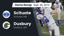 Recap: Scituate  vs. Duxbury  2019