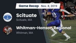 Recap: Scituate  vs. Whitman-Hanson Regional  2019