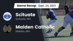 Recap: Scituate  vs. Malden Catholic  2021