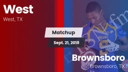 Matchup: West  vs. Brownsboro  2018