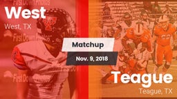 Matchup: West  vs. Teague  2018