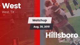 Matchup: West  vs. Hillsboro  2019