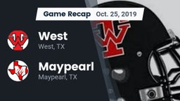 Recap: West  vs. Maypearl  2019