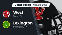 Recap: West  vs. Lexington  2020