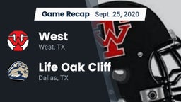 Recap: West  vs. Life Oak Cliff  2020