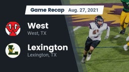 Recap: West  vs. Lexington  2021