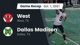 Recap: West  vs. Dallas Madison  2021