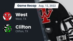 Recap: West  vs. Clifton  2022
