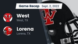 Recap: West  vs. Lorena  2022