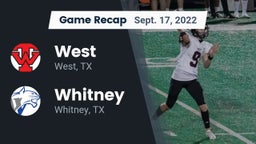 Recap: West  vs. Whitney  2022