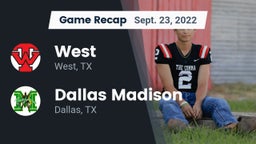 Recap: West  vs. Dallas Madison  2022