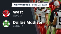 Recap: West  vs. Dallas Madison  2023
