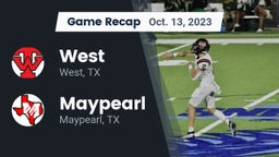 Recap: West  vs. Maypearl  2023