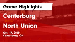 Centerburg  vs North Union  Game Highlights - Oct. 19, 2019