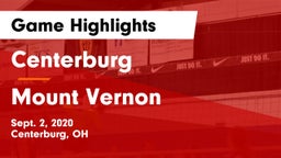 Centerburg  vs Mount Vernon  Game Highlights - Sept. 2, 2020