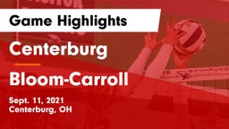 Centerburg  vs Bloom-Carroll  Game Highlights - Sept. 11, 2021