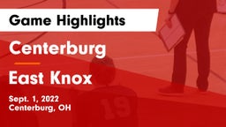 Centerburg  vs East Knox  Game Highlights - Sept. 1, 2022