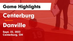 Centerburg  vs Danville Game Highlights - Sept. 22, 2022