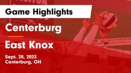 Centerburg  vs East Knox  Game Highlights - Sept. 28, 2023