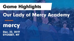Our Lady of Mercy Academy vs mercy   Game Highlights - Dec. 22, 2019