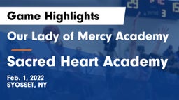 Our Lady of Mercy Academy vs Sacred Heart Academy Game Highlights - Feb. 1, 2022