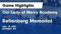 Our Lady of Mercy Academy vs Kellenberg Memorial  Game Highlights - Feb. 15, 2022