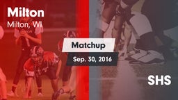 Matchup: Milton vs. SHS 2016