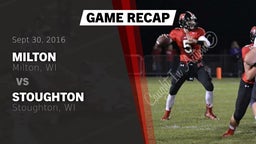 Recap: Milton  vs. Stoughton  2016