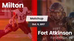 Matchup: Milton vs. Fort Atkinson  2017