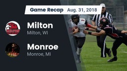 Recap: Milton  vs. Monroe  2018