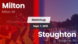 Matchup: Milton vs. Stoughton  2018