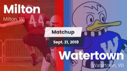 Matchup: Milton vs. Watertown  2018