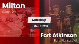 Matchup: Milton vs. Fort Atkinson  2018
