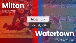 Matchup: Milton vs. Watertown  2019