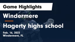 Windermere  vs Hagerty highs school Game Highlights - Feb. 16, 2022