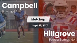 Matchup: Campbell  vs. Hillgrove  2017