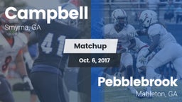 Matchup: Campbell  vs. Pebblebrook  2017