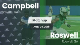 Matchup: Campbell  vs. Roswell  2018