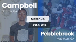 Matchup: Campbell  vs. Pebblebrook  2018