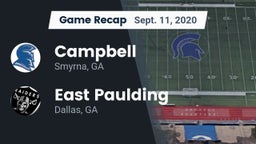 Recap: Campbell  vs. East Paulding  2020